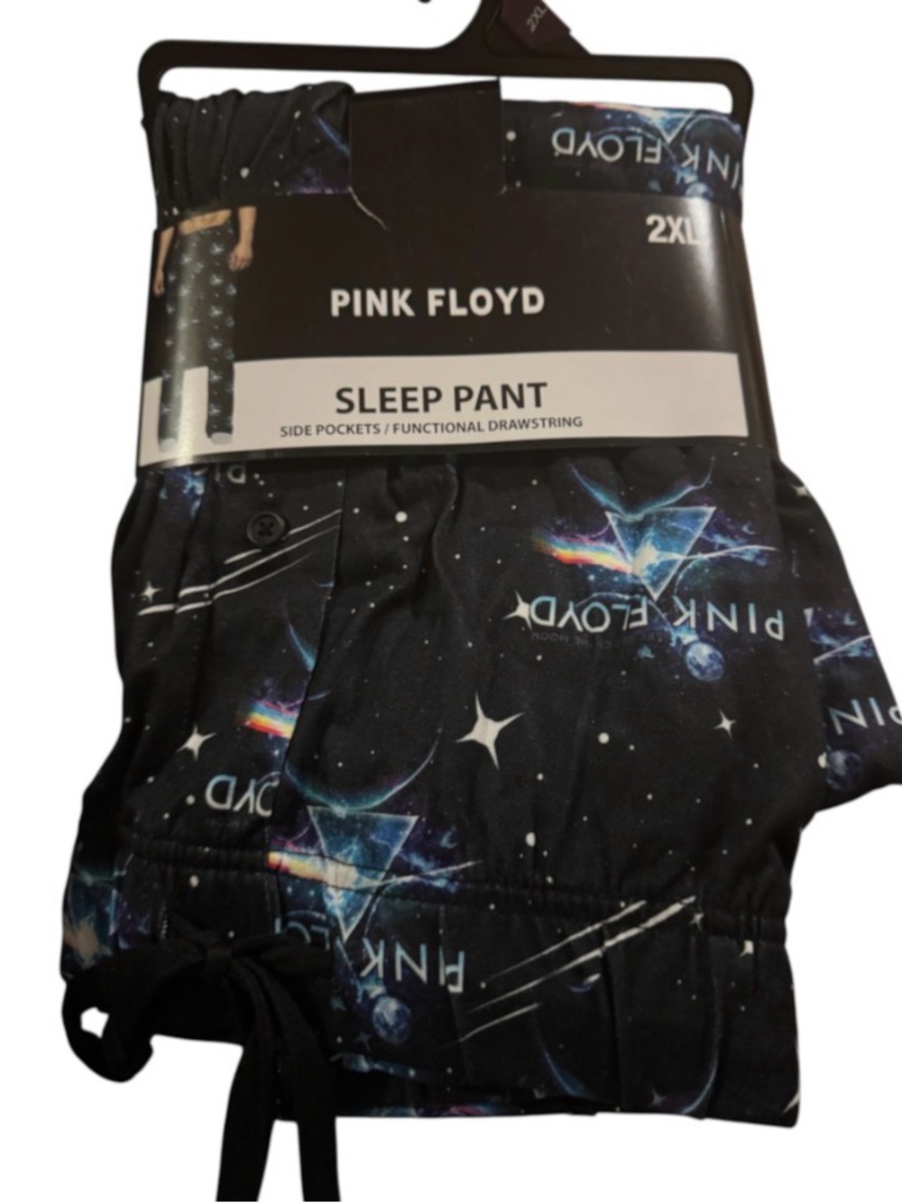 Pink Floyd Black Galaxy Sleep Pants 2x